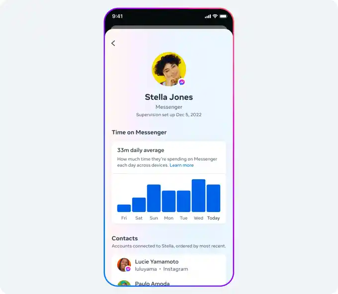 Meta lanza nuevas herramientas de control parental para Instagram y Messenger