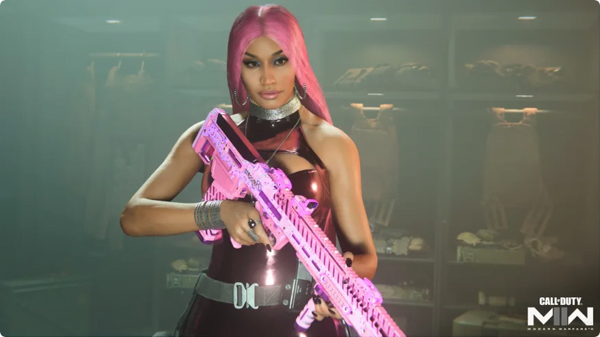 Nicki Minaj es la Primera Celebridad Femenina Jugable en Call of Duty Temporada 5